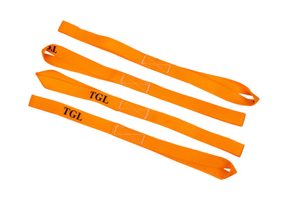 TGL 18 inch Tie Down Straps, 2,300 pound per strap, 4-pack