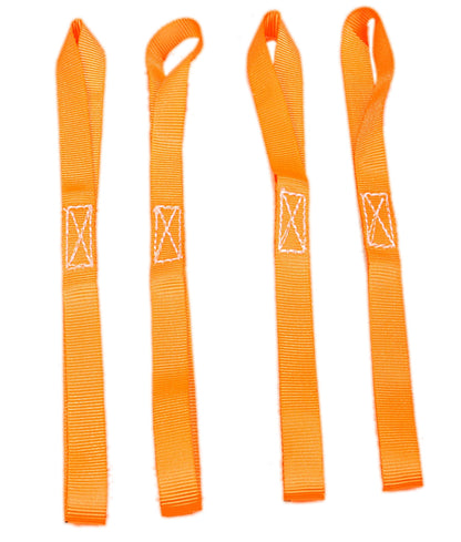 TGL 18 inch Tie Down Straps, 2,300 pound per strap, 4-pack